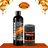 Groommm Exterior Body Polish 250ML + 350GSM CLOTH