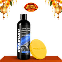 Groommm Tyre & Trim Polish 250ML with Applicator Pad | Restore Tyres & Trim at Home
