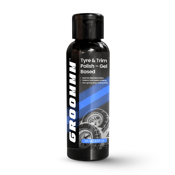 Groommm Tyre & Trim Polish 100 ML | Restore Tyres & Trim at Home