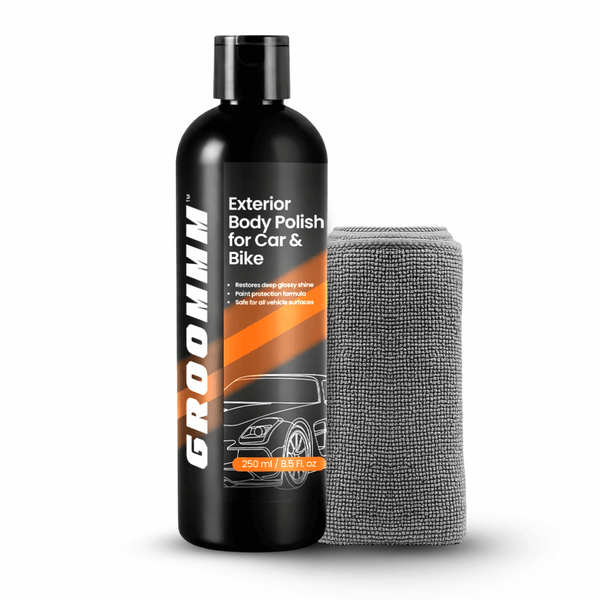 Groommm Exterior Body Polish 250ML + 350GSM CLOTH