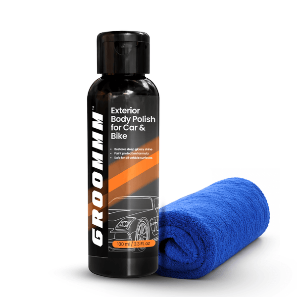 Groommm Exterior Body Polish 100ML + 600GSM CLOTH