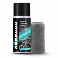 Groommm Helmet Cleaner Foam Based 150 ML + 350 GSM CLOTH