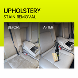 Groommm  Car Upholstery Cleaner 250 ML with Brush & 350 GSM Microfiber Cloth