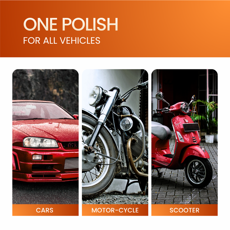 Groommm Exterior Body Polish  250ML  + 350GSM  CLOTH