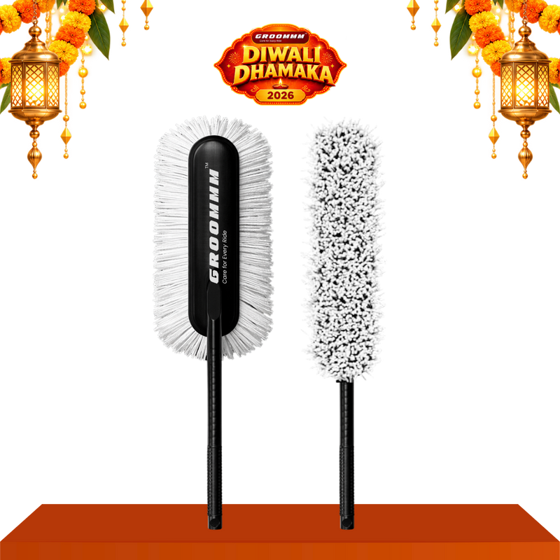 Groommm Car Duster - G | Wax Infused for Scratch Free Dust Removal