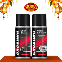 Groommm Chain Cleaner + Chain Lubricant  Combo