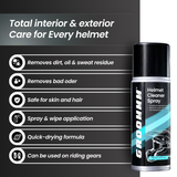 Groommm Helmet Cleaner Foam  Based 150 ML + 350 GSM CLOTH