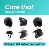 Groommm Helmet Cleaner Foam  Based 150 ML + 350 GSM CLOTH