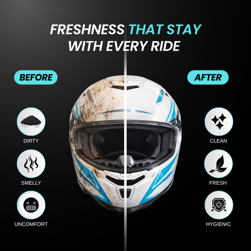 Groommm Helmet Cleaner Foam  Based 150 ML + 350 GSM CLOTH