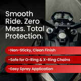 Groommm Chain Lubricant 150 ML | Smooth Ride & Rust Protection