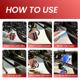 Groommm Chain Cleaner + Chain Lubricant  Combo
