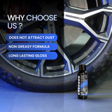 Groommm Tyre & Trim Polish 100ML with Applicator Pad | Restore Tyres & Trim at Home