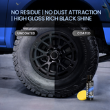 Groommm Tyre & Trim Polish 100ML with Applicator Pad | Restore Tyres & Trim at Home