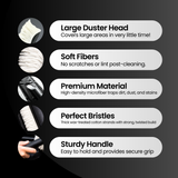 Groommm Car Duster - G | Wax Infused for Scratch Free Dust Removal