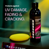 GROOMMM DASHBOARD  POLISH 250ML  + APPLICATOR PAD  + 350GSM CLOTH