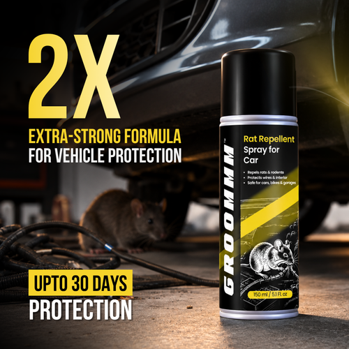 Grommm Rat Repellent Spray 150mL Aerosol for Cars | Car Engine & Wiring Protection from Rats