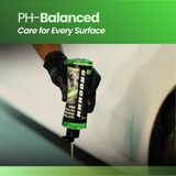 GROOMMM Full Exterior Cleaning & Maintenance Kit | Exterior Body Polish 250 ML + Windshield Washer Fluid 250 ML + Eco Foam Shampoo 250 ML + Tyre Polish 250 ML + Applicator Pad + 350 GSM Microfiber Cloth