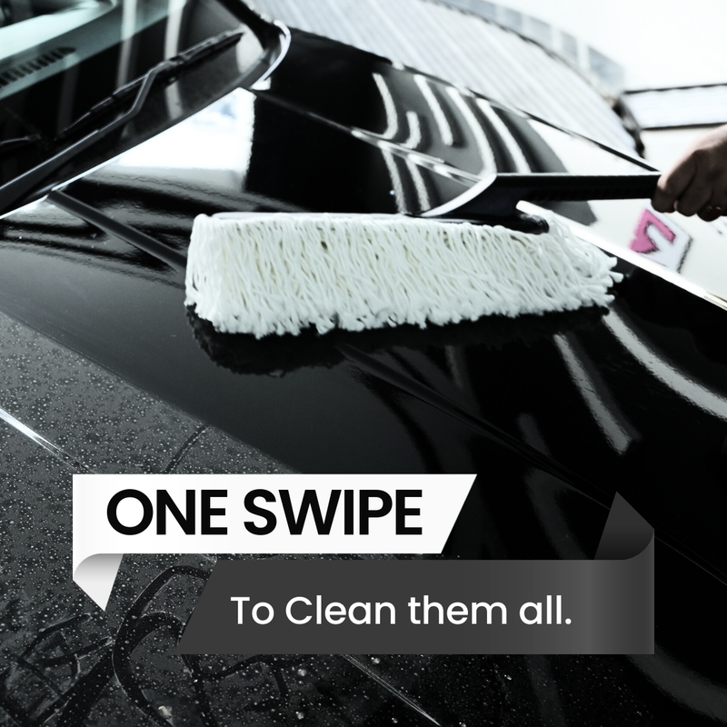 Groommm Car Duster - G | Wax Infused for Scratch Free Dust Removal