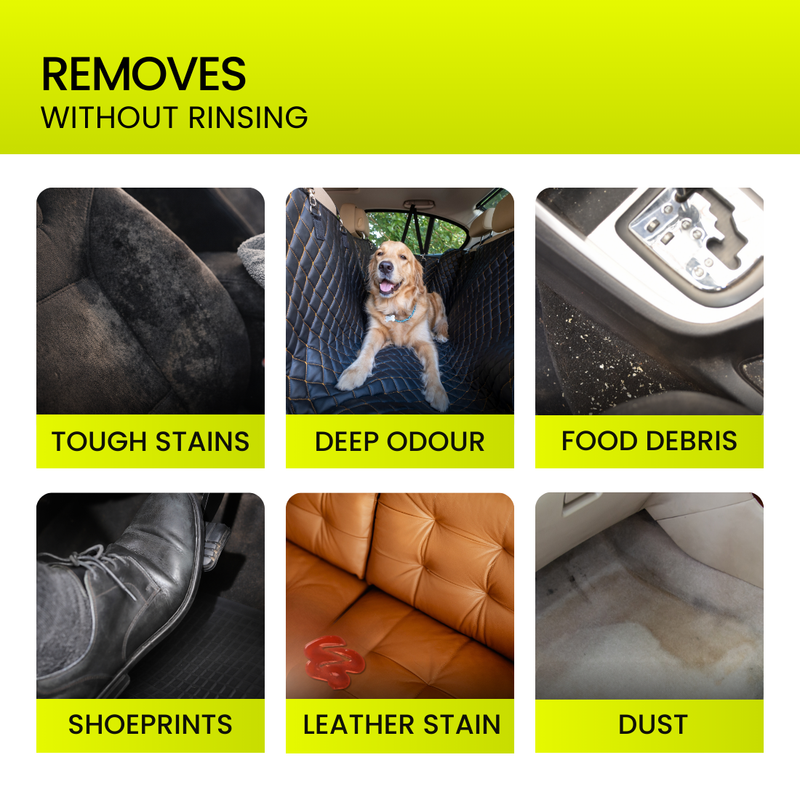 Groommm Car Upholstery Cleaner 500 ML with Brush