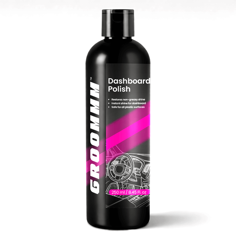 Groommm Dashboard Polish 250 ML | Long Lasting Shine & UV Protection