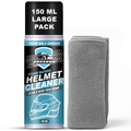 Groommm Helmet Cleaner Foam 150 mL + Microfiber Cloth – Complete Helmet Cleaning Kit