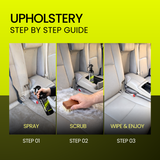 Groommm Car Upholstery Cleaner 250ml with Brush